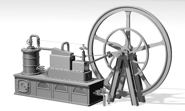 Historic steam engine