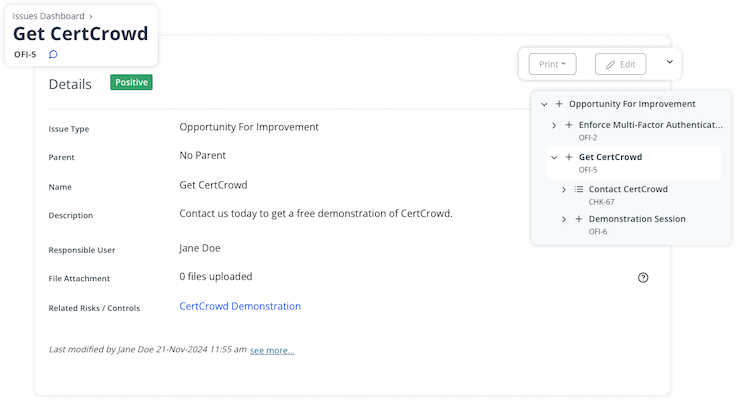 Details of an Incident/Opportunity for Improvement in CertCrowd